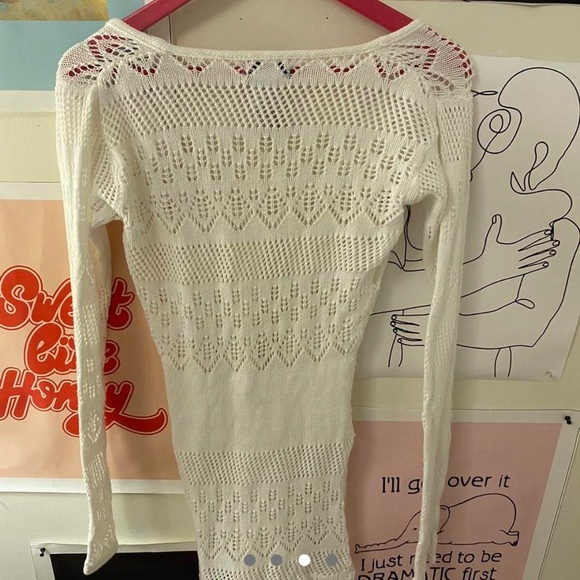 edikted: lotus crohet dress - Picture 4 of 4